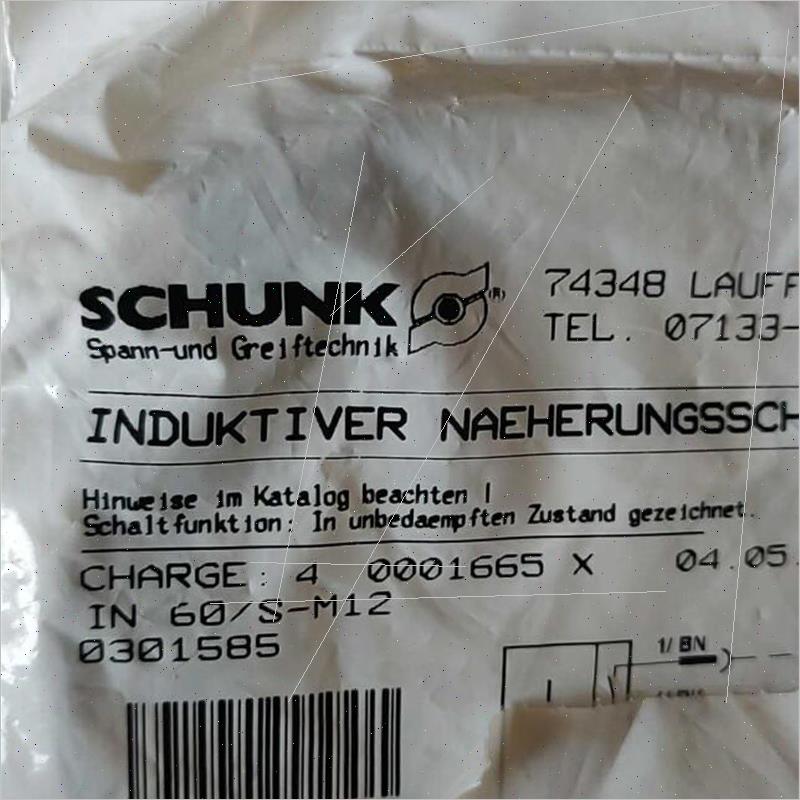 议价雄克SCHUNK传器 IN 60/S-M8 0301485