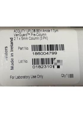 询价Waters沃特世保护柱186003980 186004799 BEH Amide 1.7um