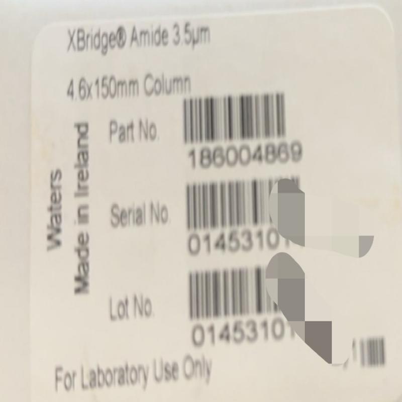 Waters液相色谱柱186004869 BEH Amide 3.5µm, 4.6150 mm