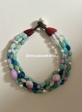 设计师款原创设计天然石项链