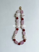 原创设计天然石存在感项链女小众高级感手工度假风巴洛克锁骨链