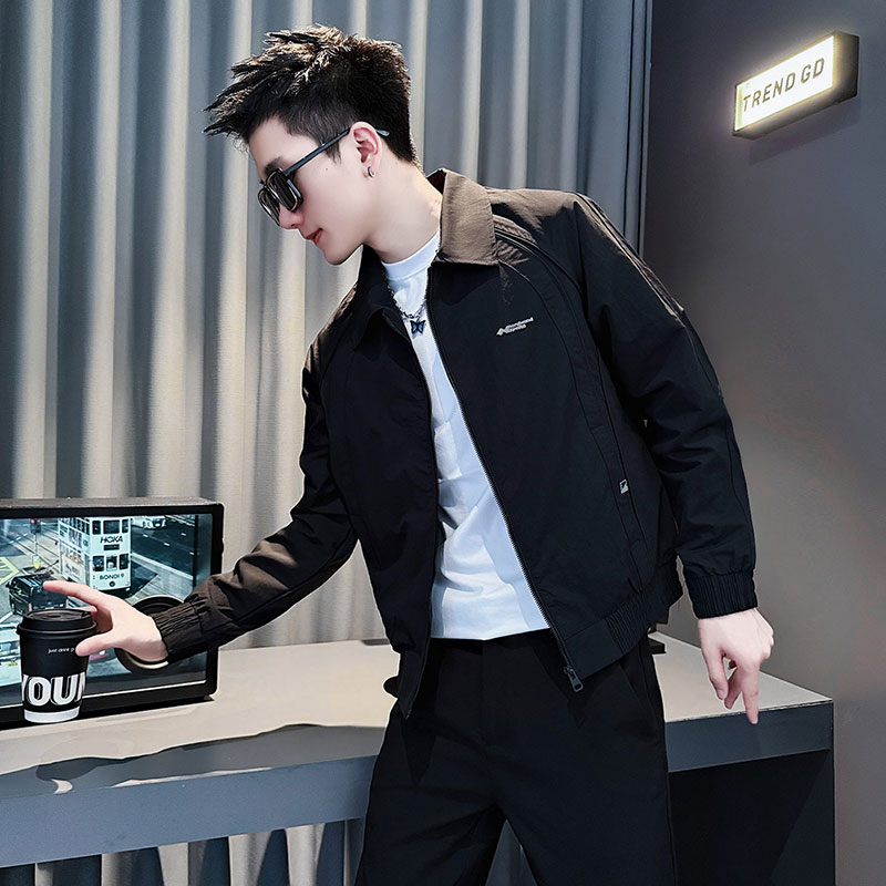 2025秋装新款xs加小码男士夹克