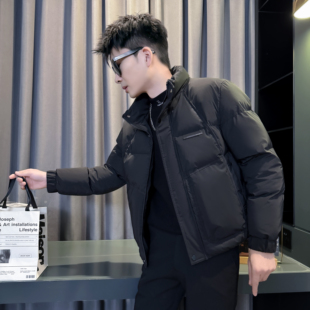 冬季小码男装瘦矮个子羽绒棉衣XS码修身短款棉服S号保暖棉袄潮155