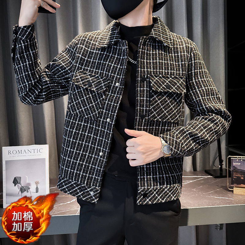 155矮个子小码男装秋冬季短款