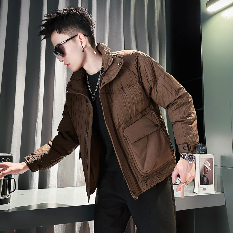 小码简约纯色短裤修身棉衣