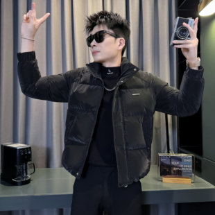 加小码立领短款棉衣男XS码S号加厚保暖修身棉袄矮个子冬季外套155