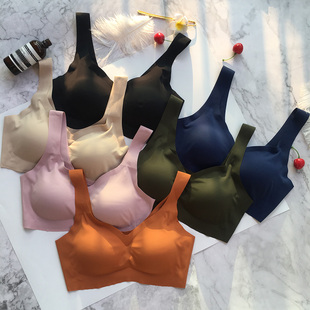 睡眠聚拢夏季 一片式 文胸罩 内衣女无钢圈薄款 日本尚品无痕正6098款