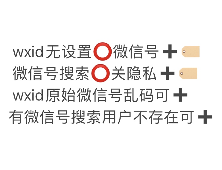 微信vx隐私关闭搜索误删好友用户不存在找回原始wxid搜索查找联系 商务/设计服务 名片设计 原图主图