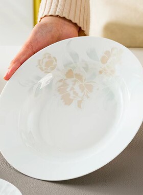 10个景德镇青花瓷炒菜盘家用