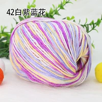 Белый фиолетовый синий цветок № 42