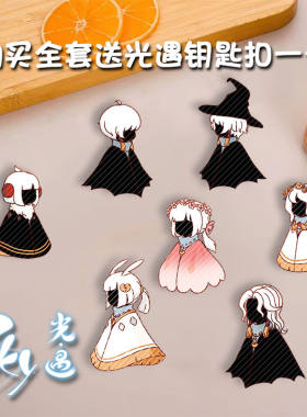 光遇可爱徽章白鸟花环樱花巫师