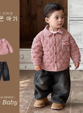 儿童棉衣2025新款冬季男女童保暖外套宝宝冬装洋气