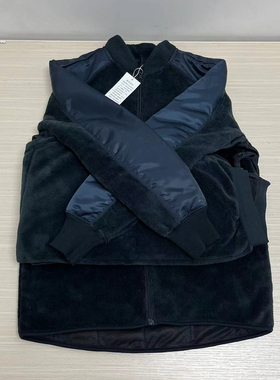 军旭厂新款藏青巡逻绒衣绒裤套装抓绒拉链秋冬保暖抗静电男内衣裤