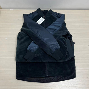 军旭厂新款藏青巡逻绒衣绒裤套装抓绒拉链秋冬保暖抗静电男内衣裤