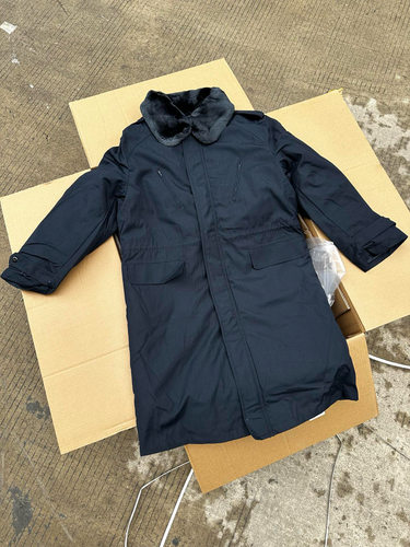 3535厂藏青寒区棉大衣棉袄长款防寒服男冷库棉服冬季加厚保安