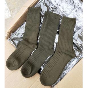 武汉依翎厂外贸冬袜棉袜防臭纯色秋冬季加厚保暖毛线男毛线