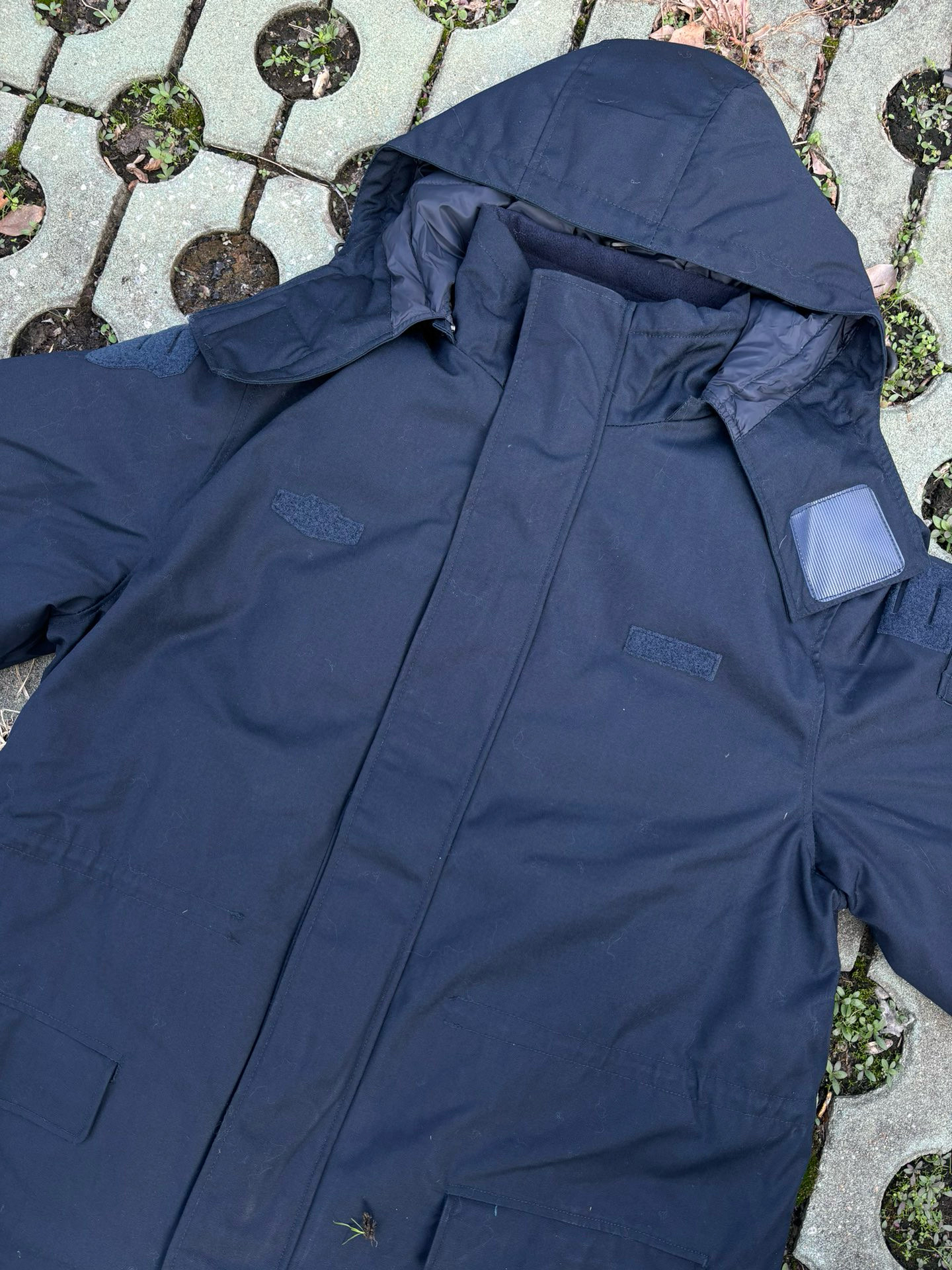 3534厂藏青羽绒大衣男士冬季防寒内胆冷冻库保暖棉袄风衣防风耐磨