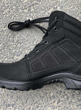 3514厂轻便防寒鞋系带冬季休闲鞋秋冬黑色保暖高帮加绒