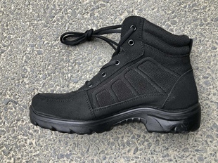 3514厂轻便防寒鞋系带冬季休闲鞋秋冬黑色保暖高帮加绒