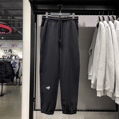 李宁反伍系列宽松舒适收口卫裤