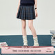 花铃太太星际线jk格裙原创制服百褶裙校供学院风蓝黑格子半身裙
