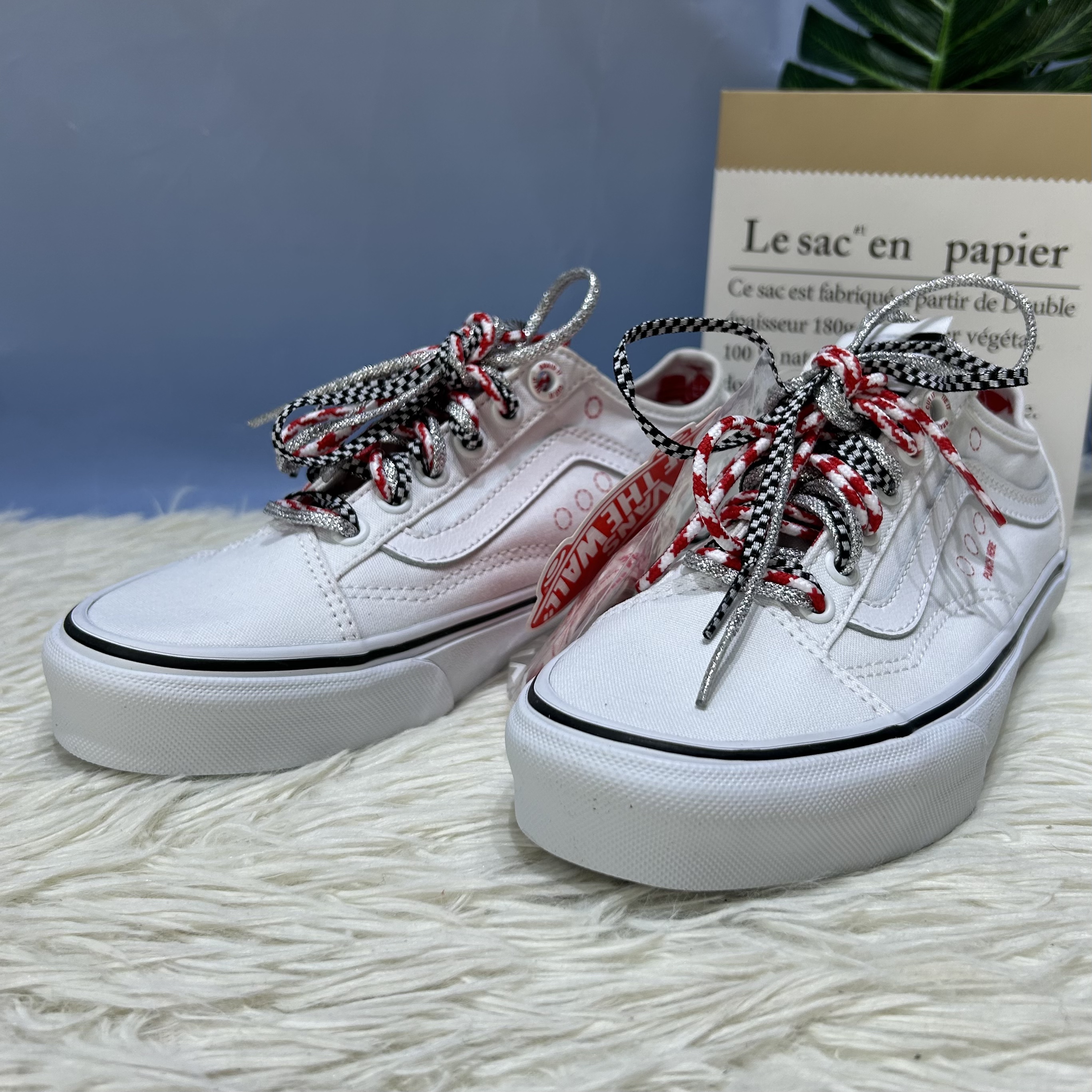 Vans Old Skool 休闲时尚百搭多彩鞋带男女同款板鞋VN0A54F49Y9