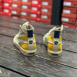 BARI 复古高帮帆布板鞋 MID POP 399317 PUMA彪马 2024男女同款