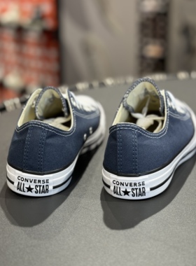匡威Converse经典男女情侣休闲运动复古百搭蓝色低帮帆布鞋102329