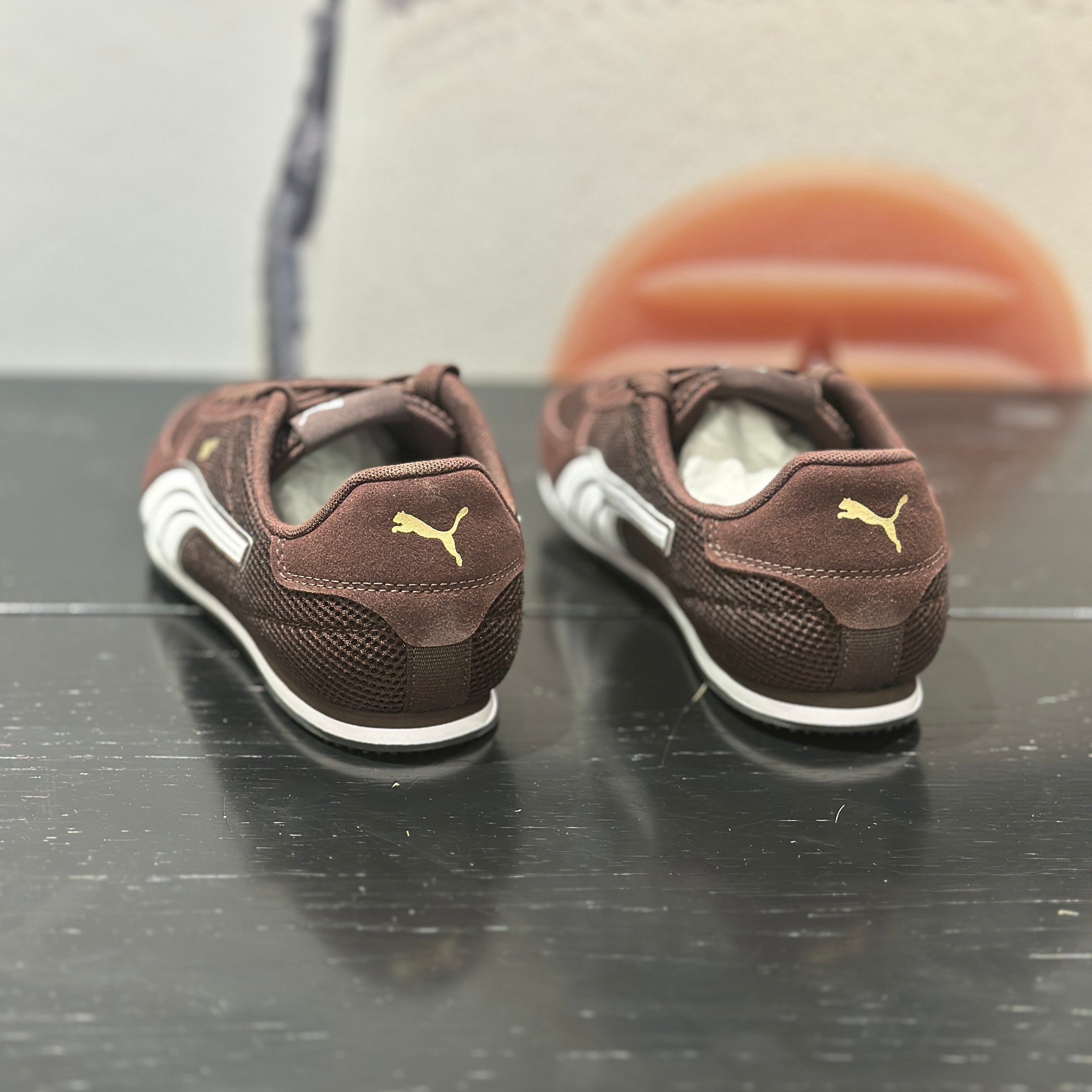【坏蛋】Puma/彪马男子T头鞋春夏板鞋舒适咖啡色休闲运动鞋407360