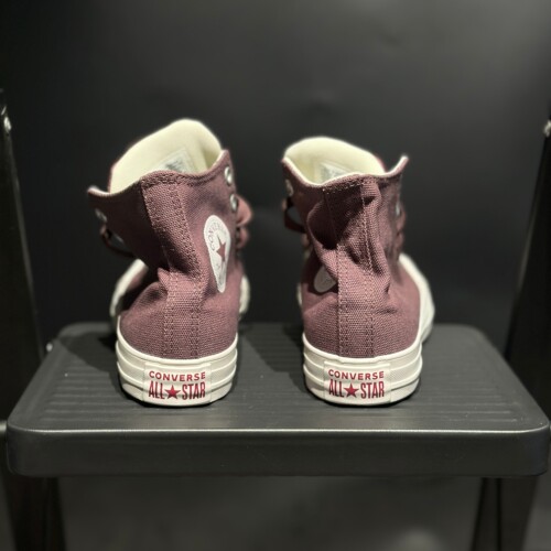 【坏蛋】Converse匡威运动帆布男女学生高帮鞋酒红色春夏A10510C