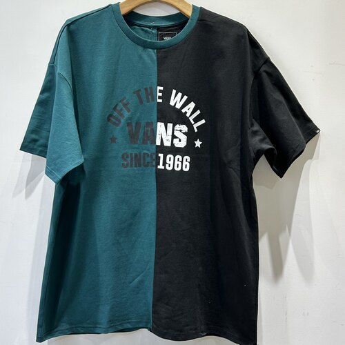 vans男女同款休闲拼接潮流时尚字母短袖T恤VN0A7TRO60Q