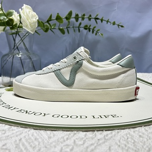 板鞋 Low德训T头耐磨百搭玛卡龙色男女同款 VN000CQRGRN Sport Vans
