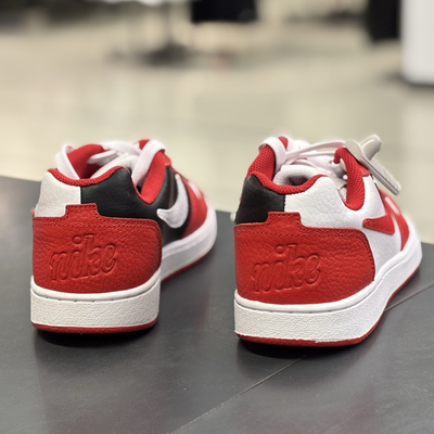 耐克nike黑红男鞋复古低帮皮质板鞋 EBERNON运动休闲鞋AQ1774 N仓