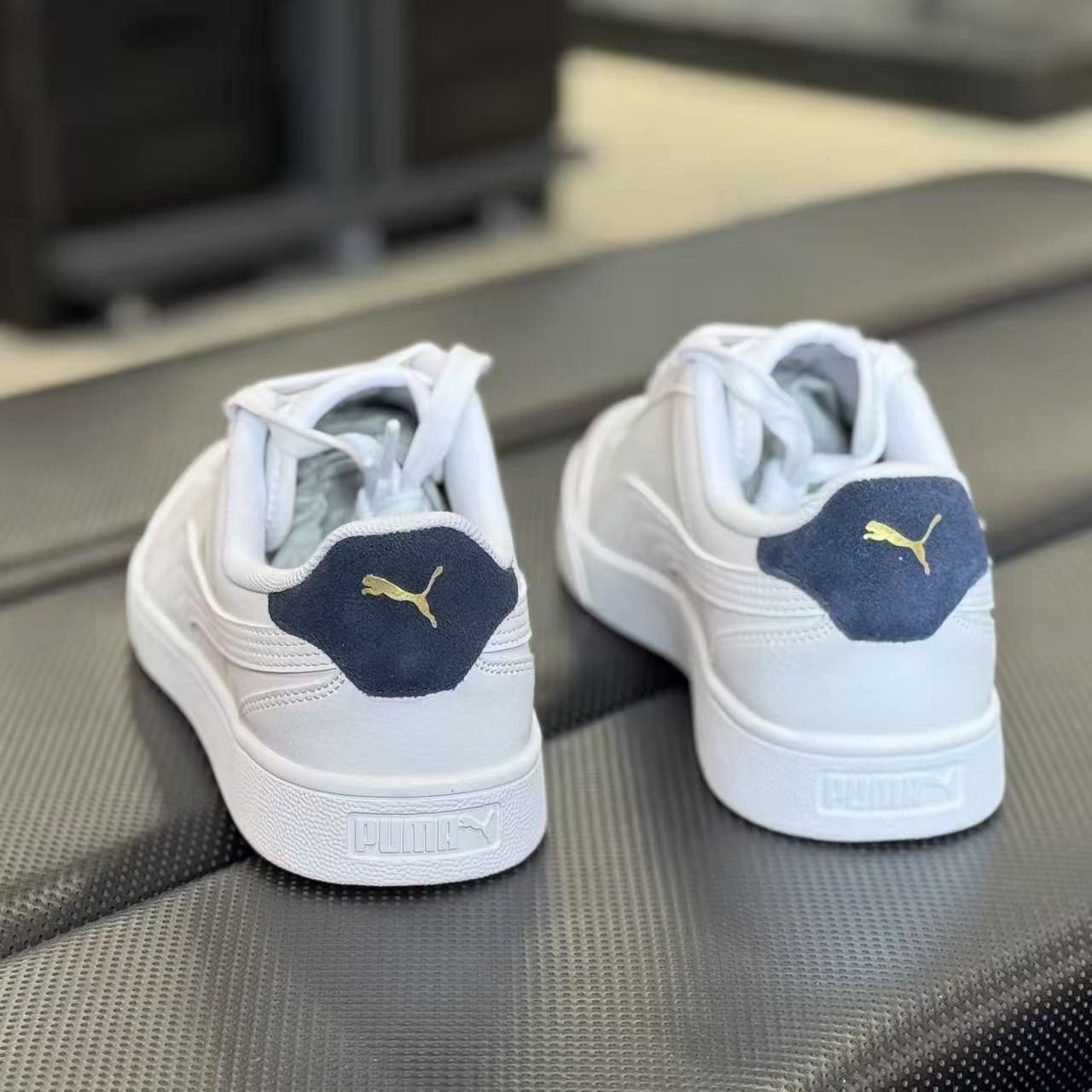 PUMA/彪马Shuffle简约舒适百搭小白鞋运动鞋低帮休闲板鞋309668