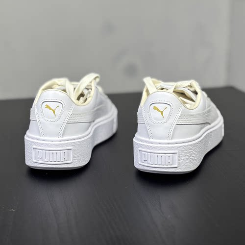 PUMA彪马女子蕾哈娜皮质小白鞋休闲运动板鞋PLATFORM 364040 N仓