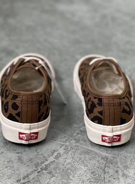 Vans Authentic 44DX安纳海姆低帮豹纹男女鞋帆布鞋子VN0A38ENVL0