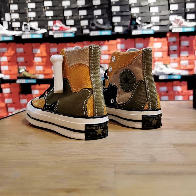 Плохой парень магазин Converse/Converse 1970-е камуфляж высокие кроссовки на канве, повседневные кроссовки 168905C