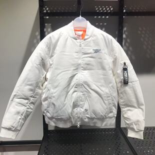 Reebok/锐步 冬季新款保暖上衣外套休闲运动夹克棉服EJ8323