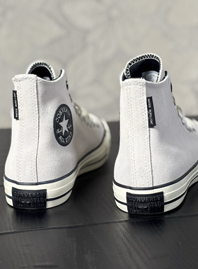 Converse 匡威新款男女灰色翻毛皮高帮休闲运动鞋板鞋A05697C N仓