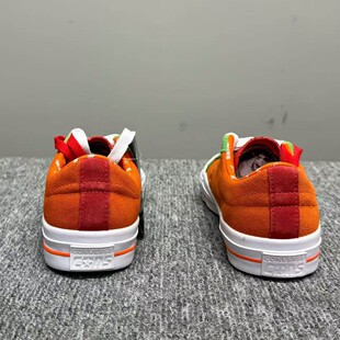 匡威One star断码复古低帮麂皮拼色女款休闲耐磨板鞋171932C