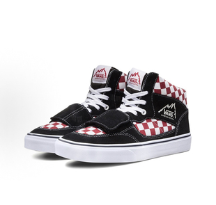 vans 春秋季棋盘格魔术贴百搭舒适女子休闲帆布板鞋子VN0A3TKG35U