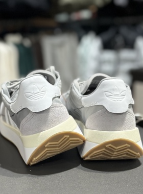 阿迪达斯Adidas 三叶草T头鞋 COUNTRY XLG元祖灰运动鞋ID5980