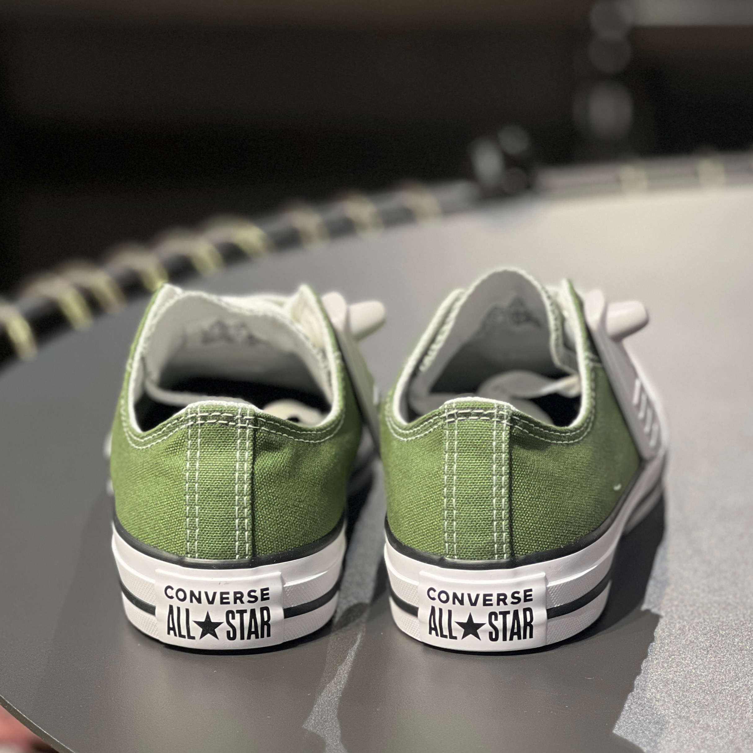 匡威Converse经典款All Star草绿色低帮休闲运动帆布鞋A10315C