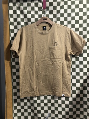 New balance新款百搭舒适休闲男女同款卡其圆领短袖amt12347