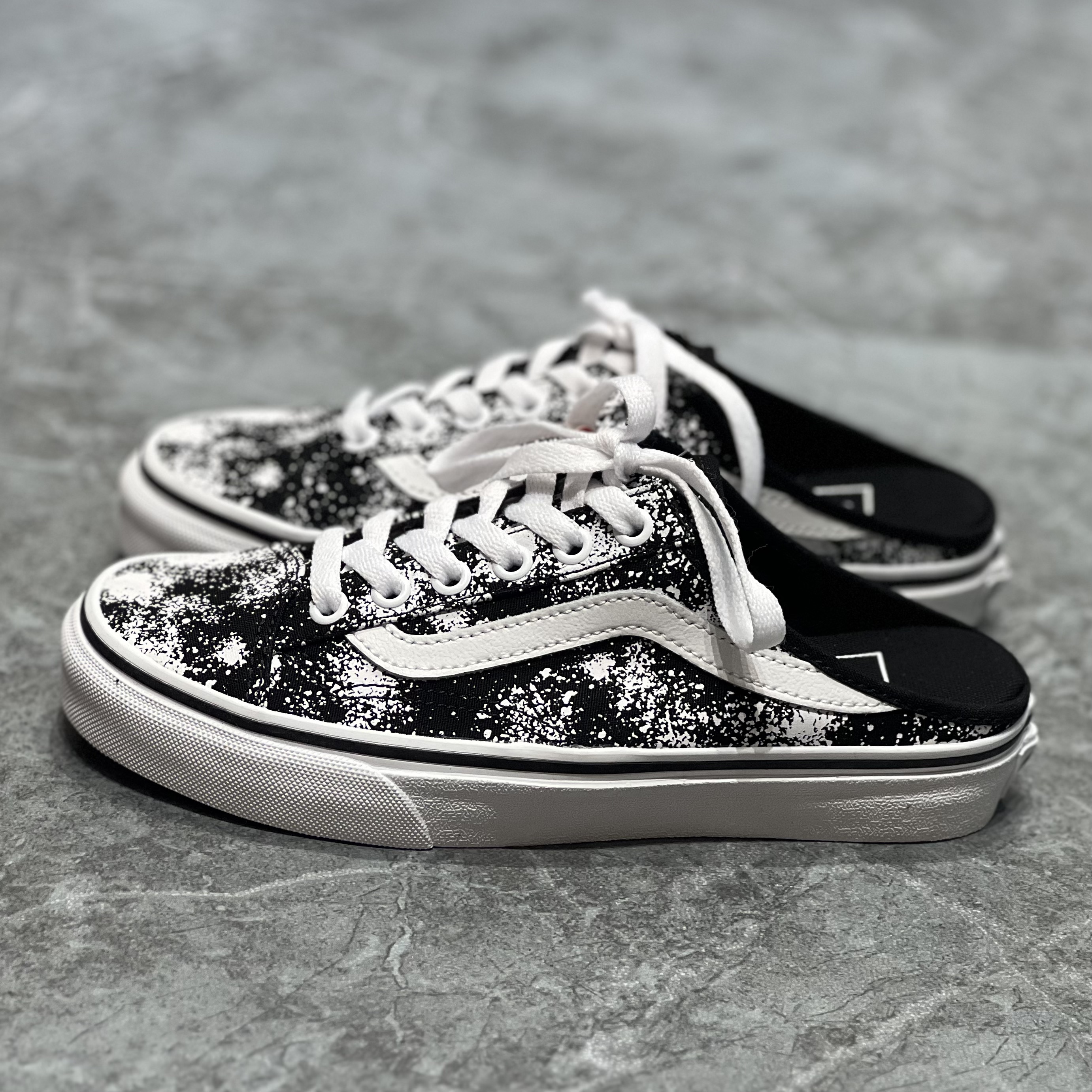 Vans Style 36 Mule喷绘涂鸦一脚蹬低帮帆布滑板鞋子VN0A7Q5YB9G 运动鞋new 板鞋 原图主图