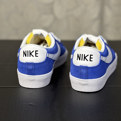 Nike耐克 BLAZER 男子蓝色开拓者复古休闲皮质板鞋 DA7254 N仓
