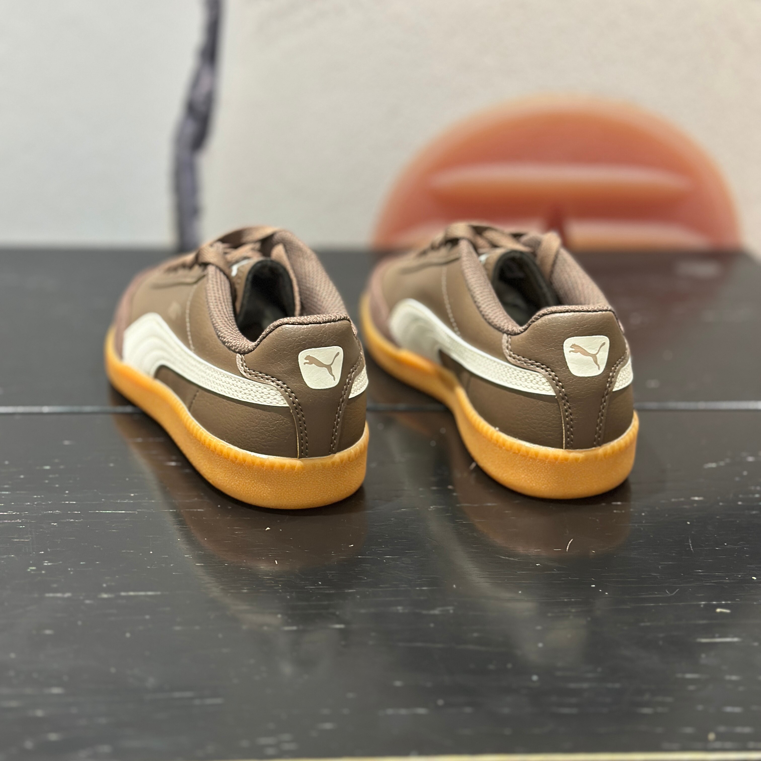 【坏蛋】Puma/彪马男女德训鞋复古休闲皮面T头鞋秋休闲鞋398174