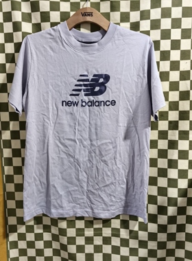 New balance 夏季新款百搭舒适休闲女款紫色圆领半袖wt31553