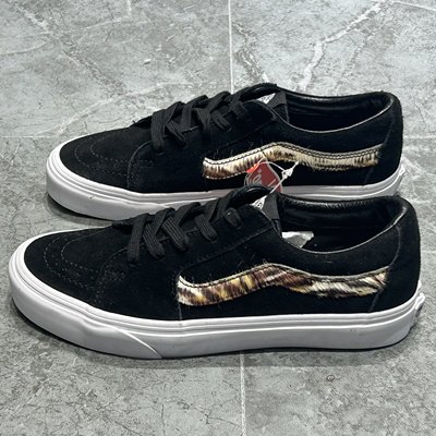 Vans SK8 LOW Soft Suede 女款马毛豹纹休闲低帮板鞋VN0A4UUKB0I