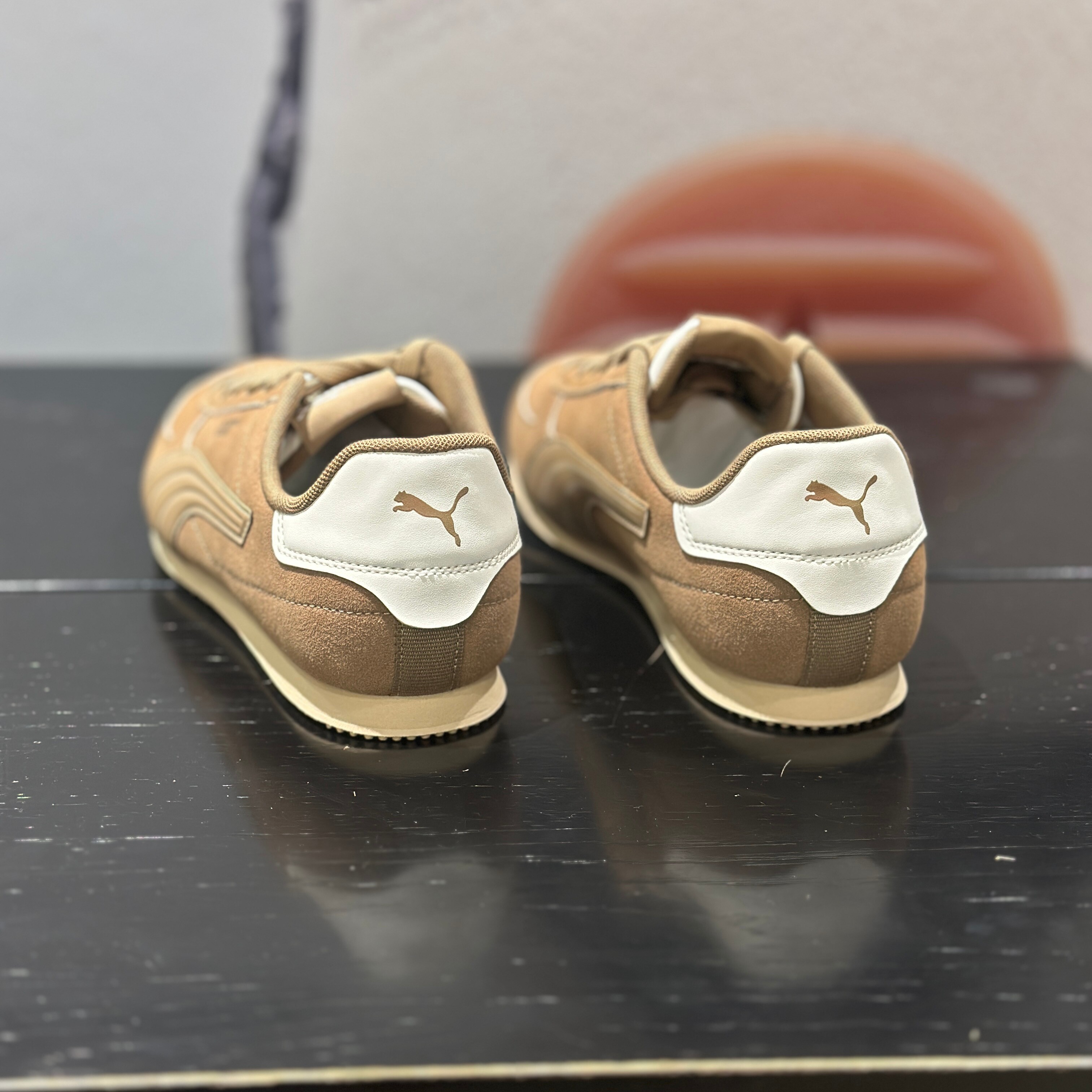 【坏蛋】Puma/彪马复古棕色薄底德训鞋男女款秋季休闲鞋410456